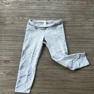 Lululemon Ivivva Grey Cropped Leggings Size 12 Girls